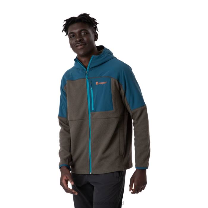 abrazo fleecejack met capuchon en volledige ritssluiting Heren Cotopaxi indigo/ijzer LDZ0123 kleding