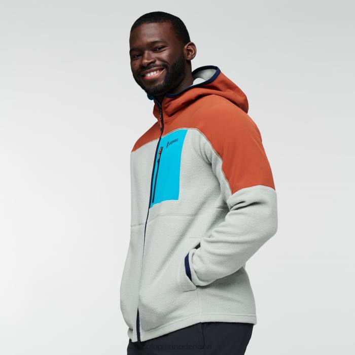 abrazo fleecejack met capuchon en volledige ritssluiting Heren Cotopaxi kruiden/borstel LDZ0117 kleding