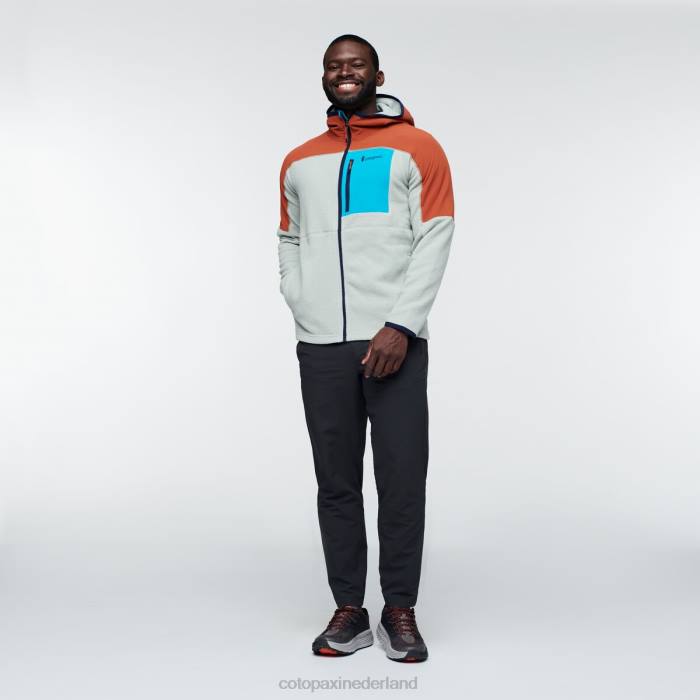 abrazo fleecejack met capuchon en volledige ritssluiting Heren Cotopaxi kruiden/borstel LDZ0117 kleding