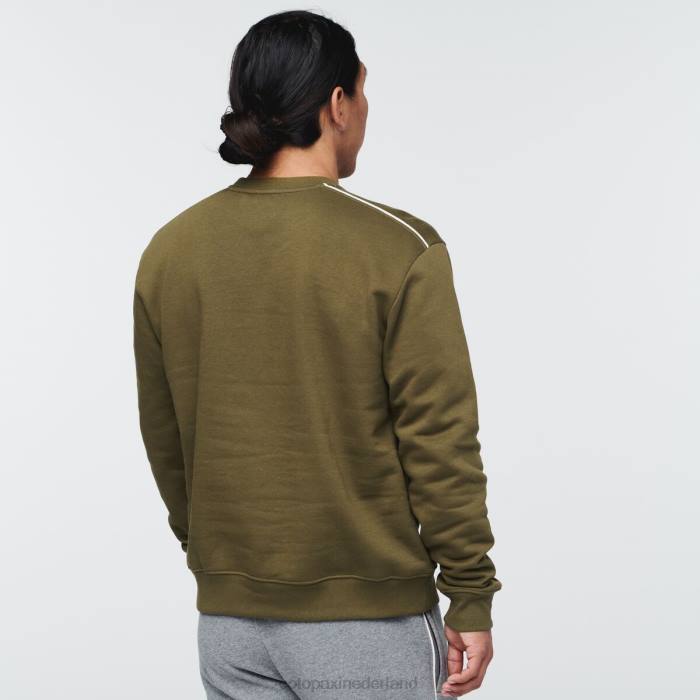 doe het goede sweatshirt met ronde hals Heren Cotopaxi eik LDZ0142 kleding