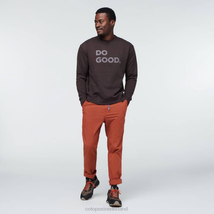 doe het goede sweatshirt met ronde hals Heren Cotopaxi grot LDZ0146 kleding