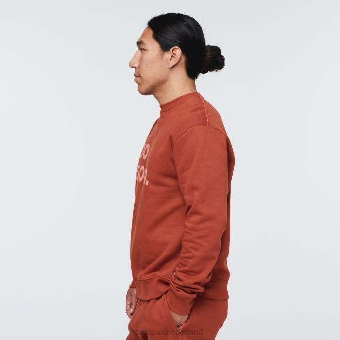 doe het goede sweatshirt met ronde hals Heren Cotopaxi kruid LDZ0145 kleding