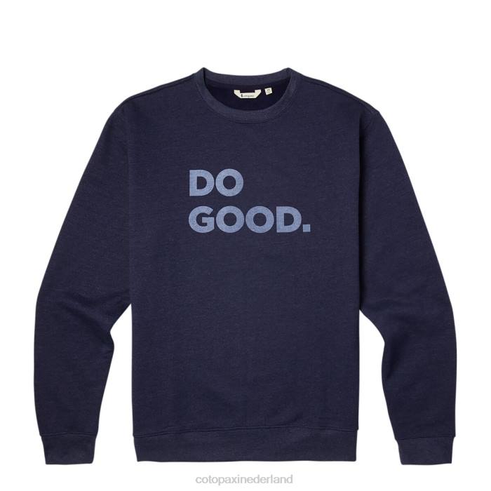 doe het goede sweatshirt met ronde hals Heren Cotopaxi maritiem LDZ0139 kleding
