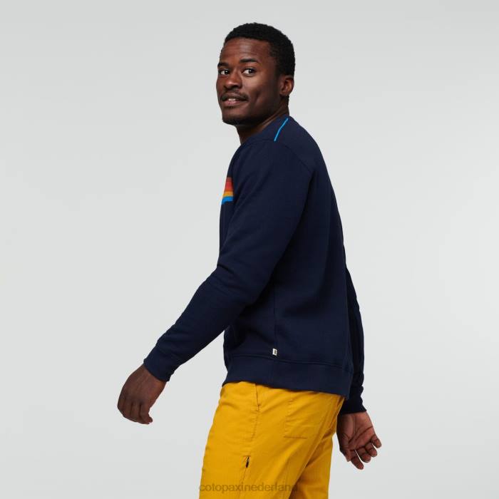 on the horizon biologisch sweatshirt met ronde hals Heren Cotopaxi maritiem LDZ0135 kleding