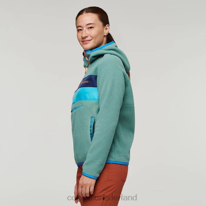 Teca fleece jack met capuchon en halve rits vrouwen Cotopaxi Kentucky LDZ042 kleding