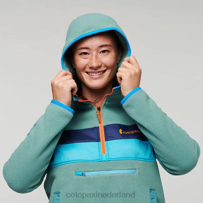 Teca fleece jack met capuchon en halve rits vrouwen Cotopaxi Kentucky LDZ042 kleding