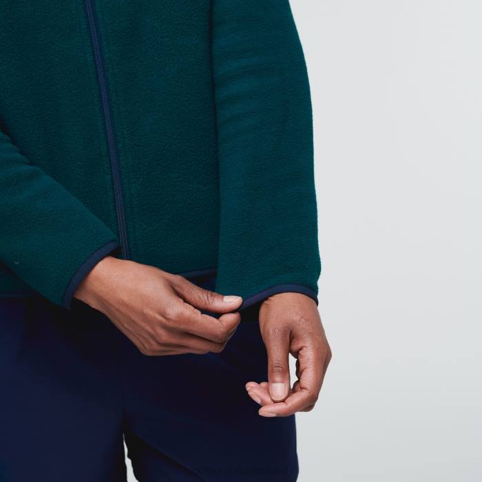 Teca fleece jack met volledige ritssluiting vrouwen Cotopaxi kelp bos LDZ036 kleding