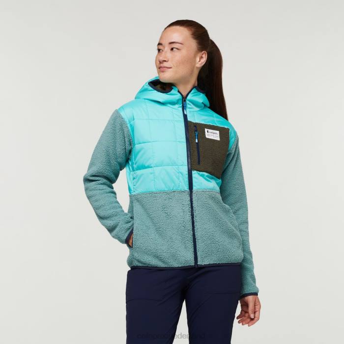 trico hybride jas vrouwen Cotopaxi lucht/blauwgras LDZ029 kleding