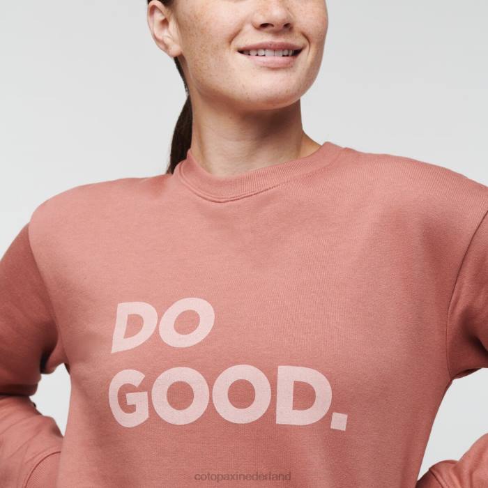 doe het goede sweatshirt met ronde hals vrouwen Cotopaxi aarden LDZ064 kleding