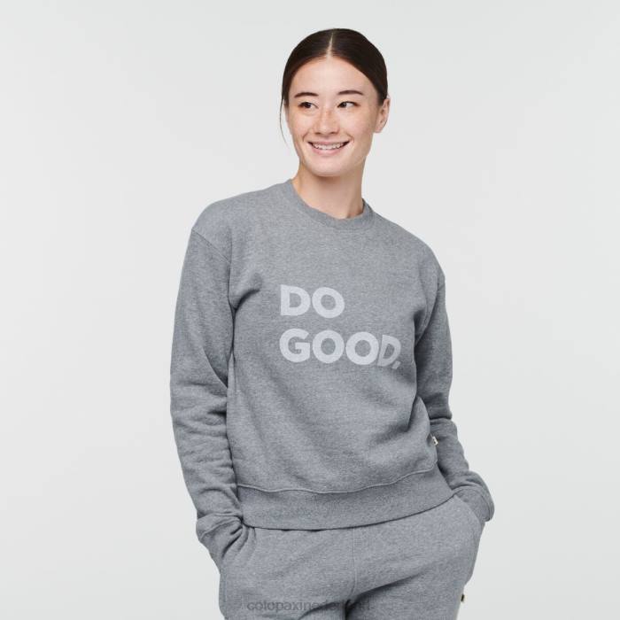 doe het goede sweatshirt met ronde hals vrouwen Cotopaxi heide grijs LDZ060 kleding