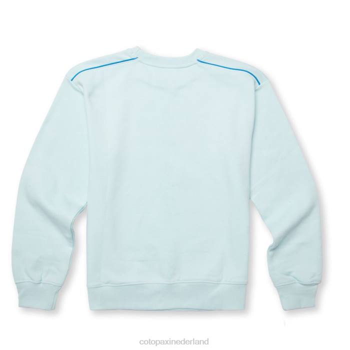 on the horizon biologisch sweatshirt met ronde hals vrouwen Cotopaxi ijs LDZ066 kleding