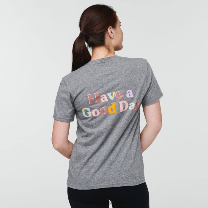 heb een goede dag t-shirt vrouwen Cotopaxi heide grijs LDZ068 kleding