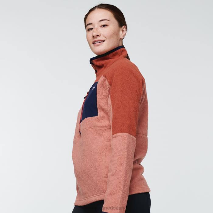 abrazo fleece met halve rits vrouwen Cotopaxi specerijen/aarde LDZ035 kleding